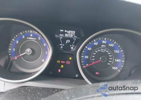 2011 Hyundai Elantra Gls (Ulsan Plant) from USA, damaged, VIN KMHDH4AE2BU122961